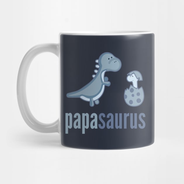 Papasaurus T-Shirt Dinosaur Family Shirts by DoggyStyles